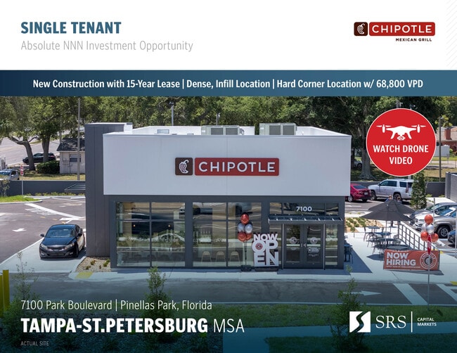 Plus de détails pour 7100 Park Blvd N, Pinellas Park, FL - Commerce de détail à vendre