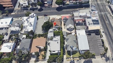 636-642 N Larchmont Blvd, Los Angeles, CA - Aérien Vue de la carte