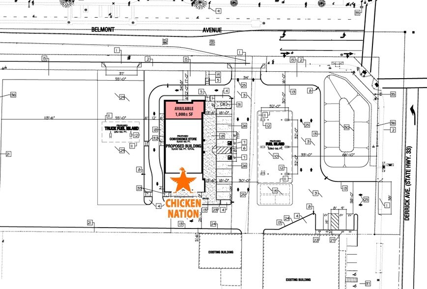 SW Cor Belmont & Derrick Ave, Mendota, CA for lease - Primary Photo - Image 1 of 2