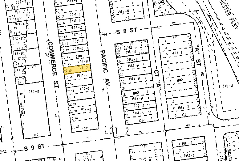 732 Pacific Ave, Tacoma, WA à louer - Plan cadastral - Image 2 de 52