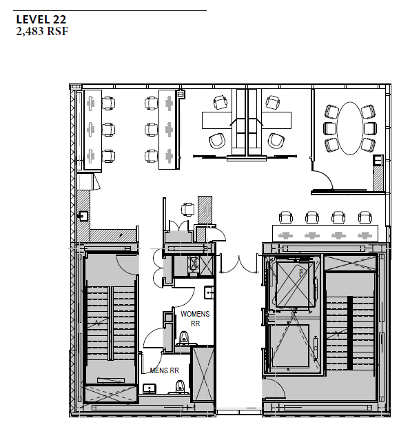 106 W 56th St, New York, NY à louer Plan d  tage- Image 1 de 9