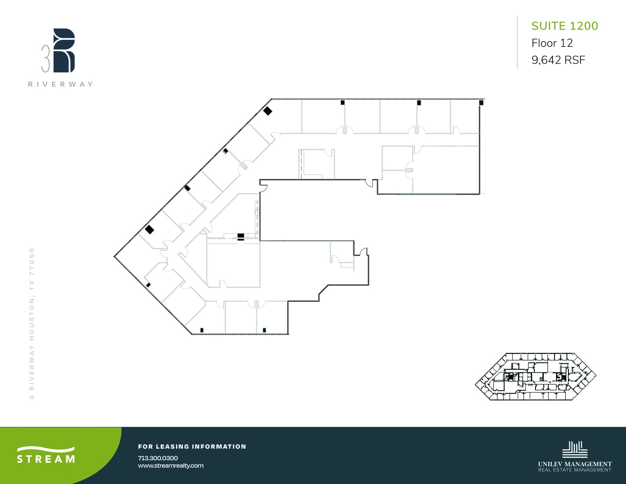 3 Riverway, Houston, TX for lease Floor Plan- Image 1 of 1