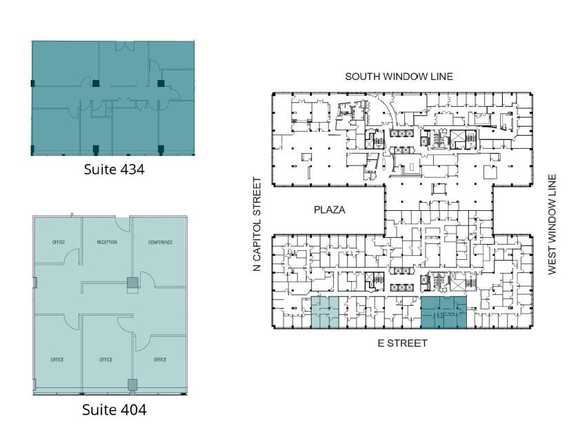 400-444 N Capitol St NW, Washington, DC à louer Plan d’étage- Image 1 de 1
