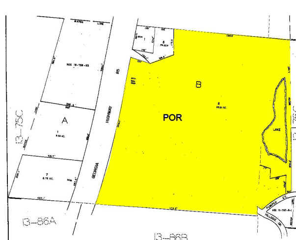 5356 Georgia Highway 85, Forest Park, GA for lease - Plat Map - Image 2 of 6