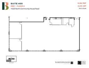 11325 N Community House Rd, Charlotte, NC à louer Plan d  tage- Image 1 de 1