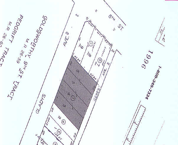 820 Gladys Ave, Los Angeles, CA à louer - Plan cadastral - Image 2 de 3