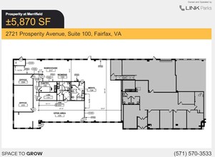 2701 Prosperity Ave, Merrifield, VA à louer Plan d’étage- Image 2 de 2