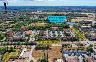 9401 Corkscrew Palms Cir, Estero, FL - Aerial map view