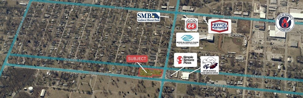 101 S St. Louis St, Joplin, MO à vendre - Aérien - Image 3 de 5