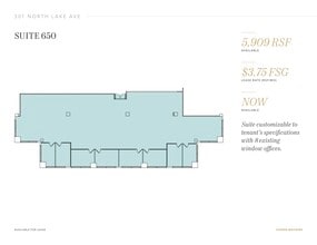301 N Lake Ave, Pasadena, CA for lease Floor Plan- Image 1 of 1