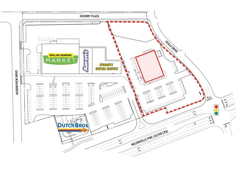 5429 Nolensville Pike, Nashville, TN à louer - Plan de site - Image 1 de 5