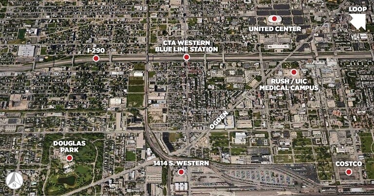 1414 S Western Ave, Chicago, IL à louer - Aérien - Image 2 de 25