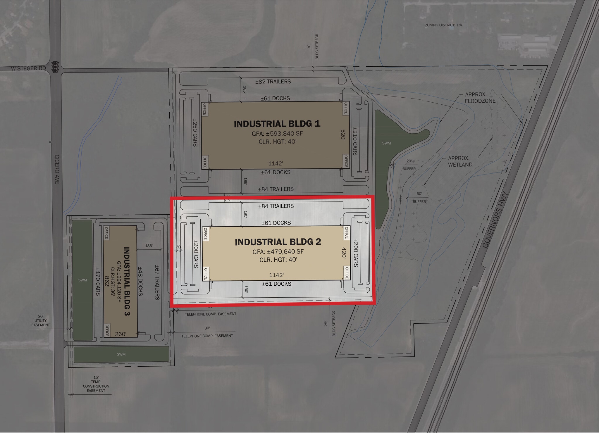 Venture Park 57, University Park, IL à louer Plan de site- Image 1 de 3