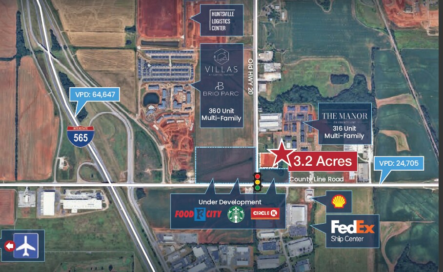 Old Hwy 20, Madison, AL for sale - Building Photo - Image 1 of 2