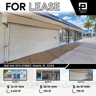 Plus de détails pour 1801 SW 8th St, Miami, FL - Commerce de détail à louer
