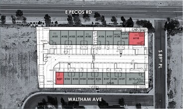 8926 Waltham Ave, Mesa, AZ à louer Plan de site- Image 1 de 1