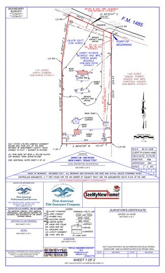 Plus de détails pour 20068 Fm 1485 Rd, New Caney, TX - Terrain à vendre