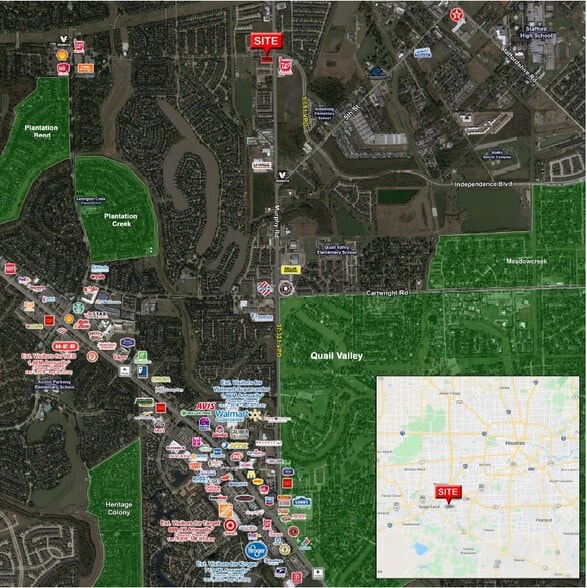 1302 Fm-1092, Missouri City, TX for sale - Aerial - Image 2 of 7