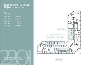 2201 N Collins St, Arlington, TX for lease Floor Plan- Image 1 of 1