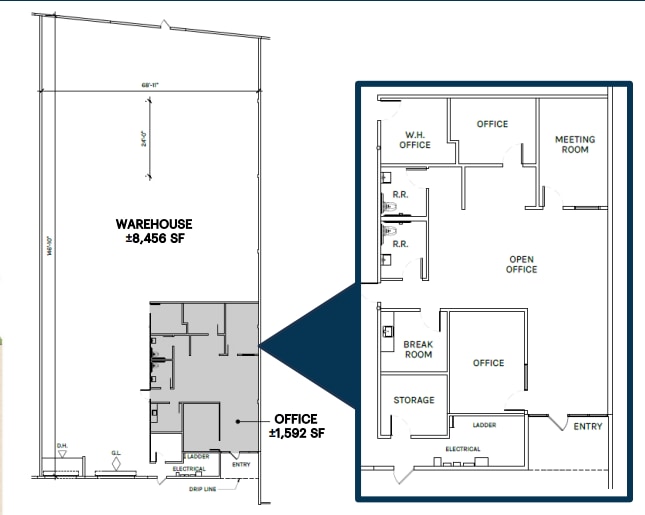 620-628 S Hambledon Ave, City of Industry, CA for lease Floor Plan- Image 1 of 1