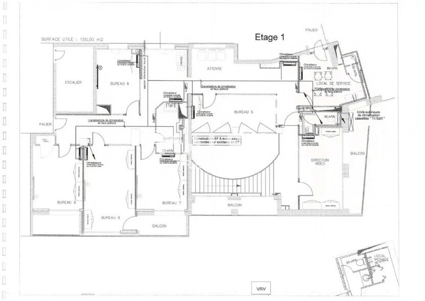 Bureau dans Villeurbanne à louer - Plan d’étage - Image 3 de 3