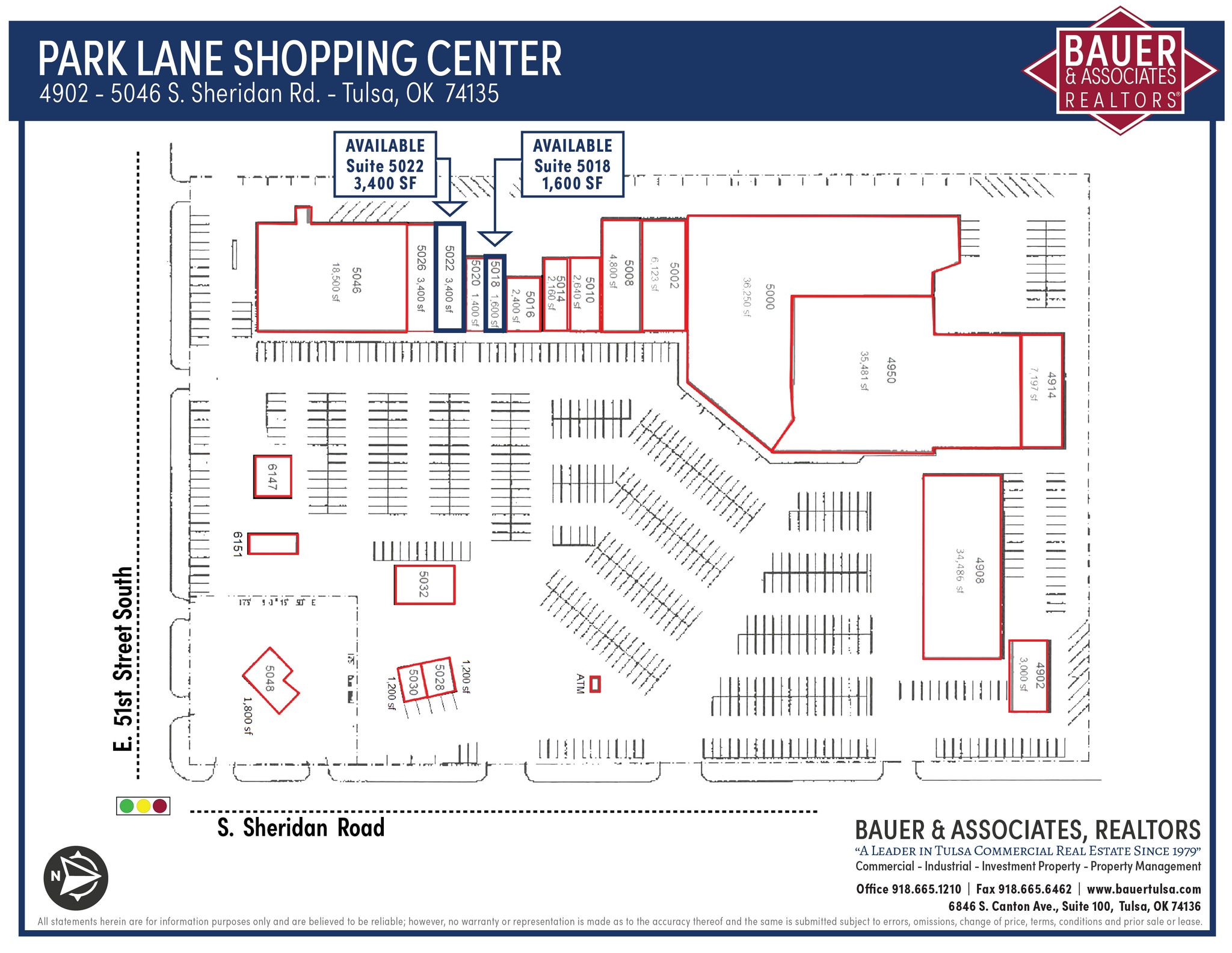 4902-5046 S Sheridan Rd, Tulsa, OK for lease Site Plan- Image 1 of 1