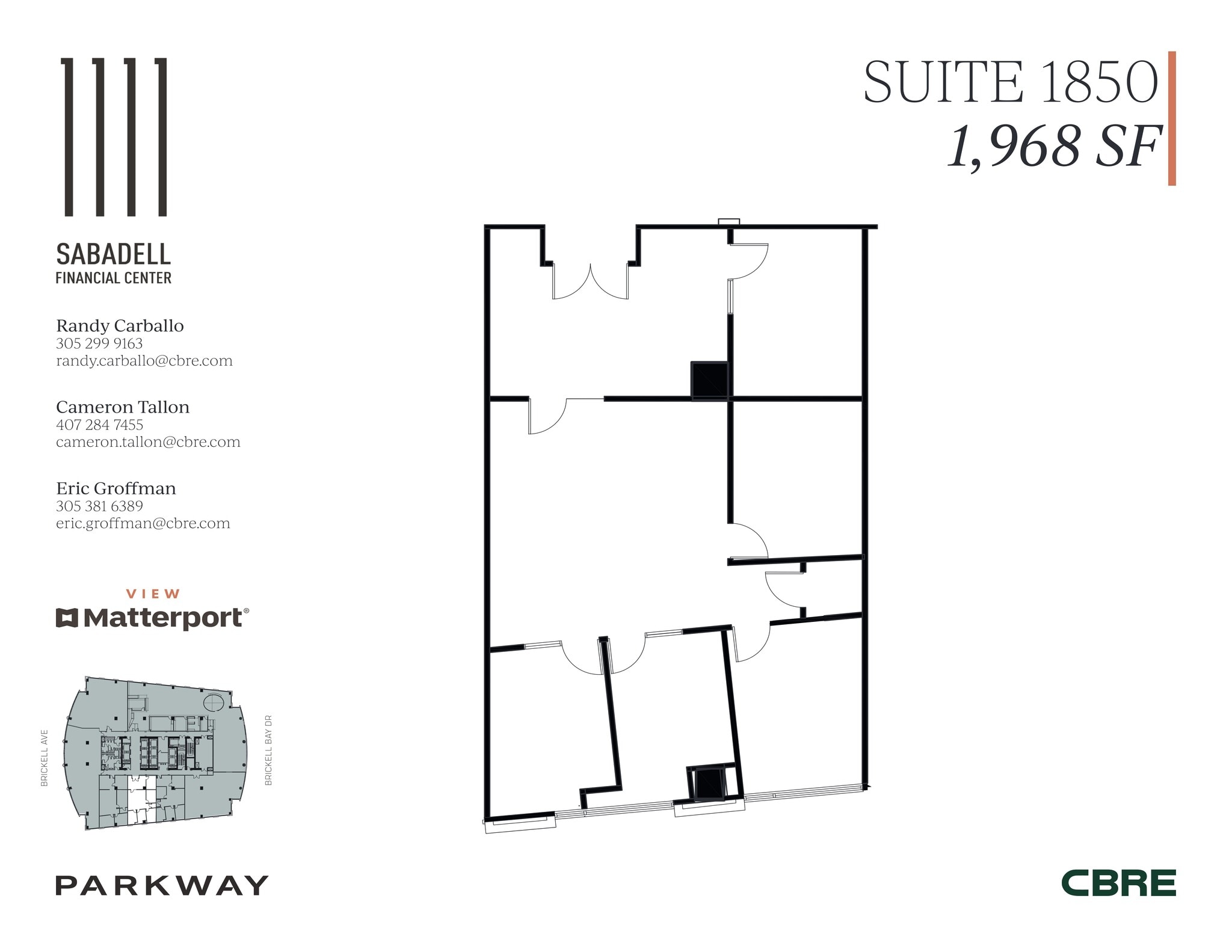 1111 Brickell Ave, Miami, FL for lease Site Plan- Image 1 of 5