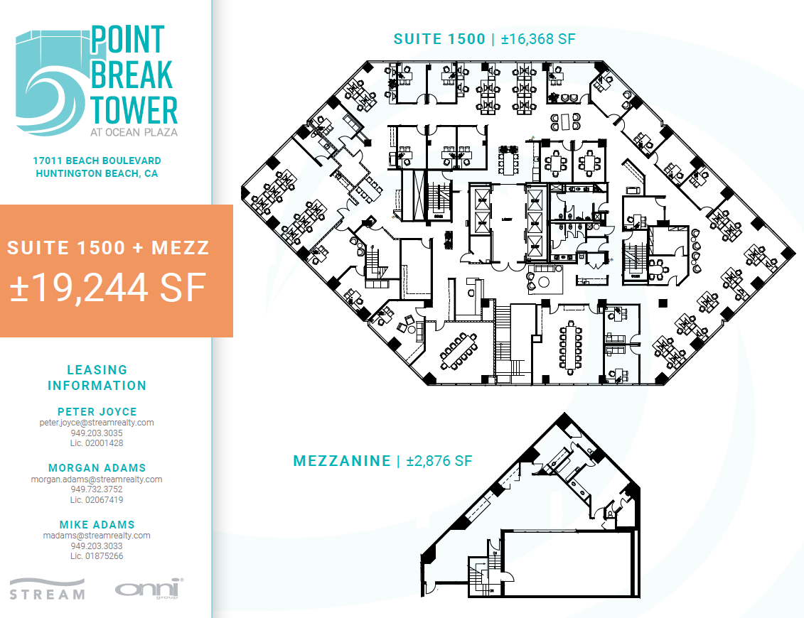 17011 Beach Blvd, Huntington Beach, CA for lease Floor Plan- Image 1 of 1