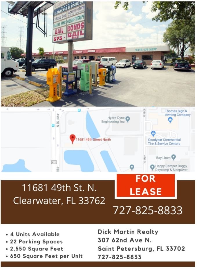 11681 49th St N, Clearwater, FL for lease Other- Image 1 of 2