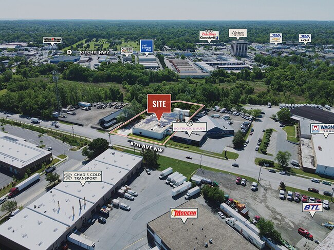 Plus de détails pour 151 8th Ave NW, Glen Burnie, MD - Industriel à louer