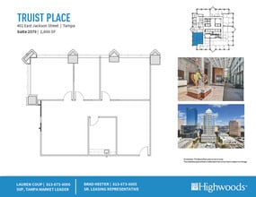 401 E Jackson St, Tampa, FL à louer Plan d’étage- Image 1 de 1