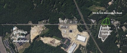 514-516 Monmouth Rd, Millstone, NJ - AERIAL  map view