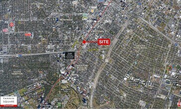 4118 Fannin St, Houston, TX - AERIAL  map view - Image1