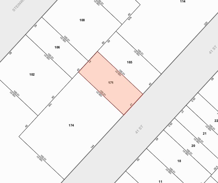 18-64 41st St, Astoria, NY à vendre - Plan cadastral - Image 3 de 3