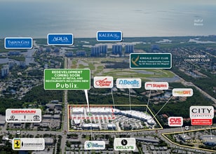 13575-13585 Tamiami Trl N, Naples, FL - AERIAL  map view