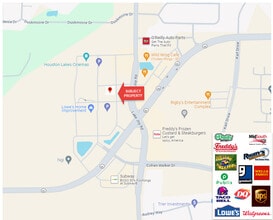 1113 Highway 96, Warner Robins, GA - Aerial  map view