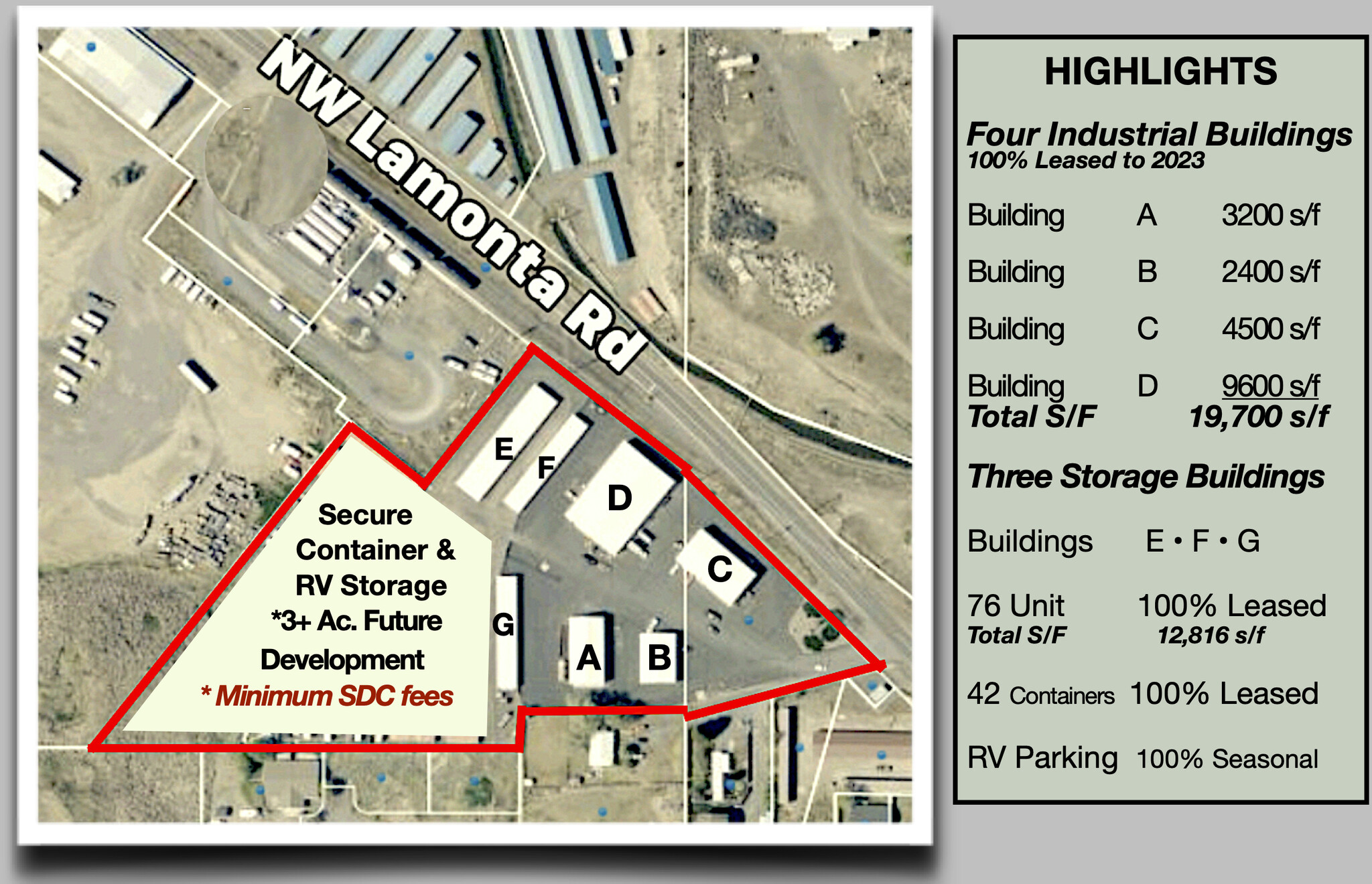 801 NW Warehouse Way, Prineville, OR à vendre Plan de site- Image 1 de 1