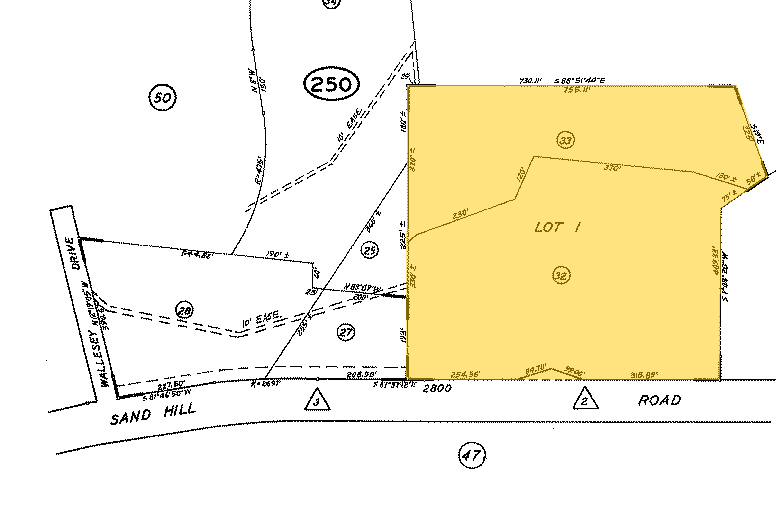 2884 Sand Hill Rd, Menlo Park, CA for lease - Plat Map - Image 2 of 4