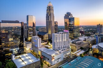 210 E Trade St, Charlotte, NC - AERIAL  map view - Image1