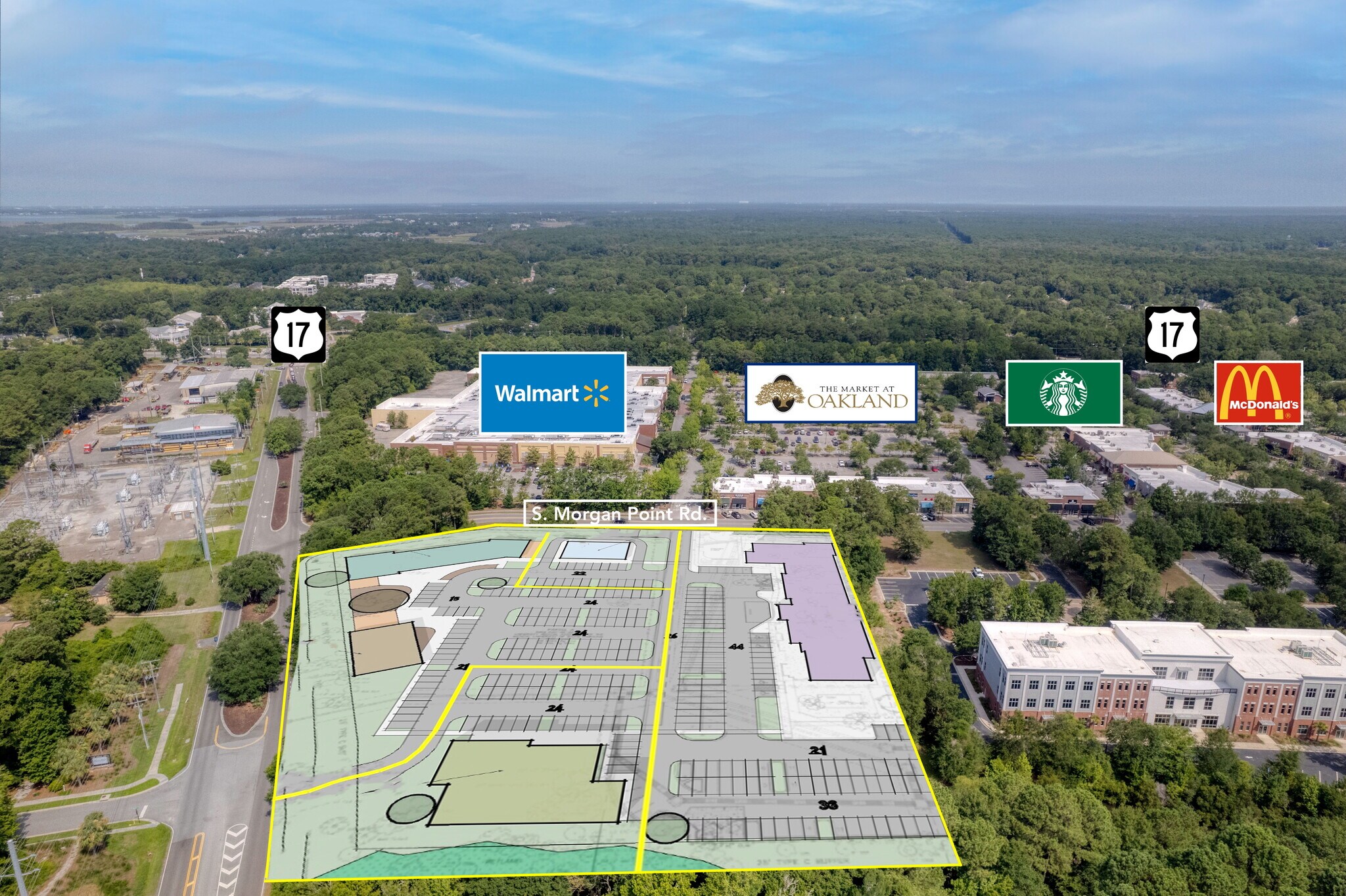 0 Porchers Bluff Rd, Mount Pleasant, SC à vendre Plan de site- Image 1 de 11