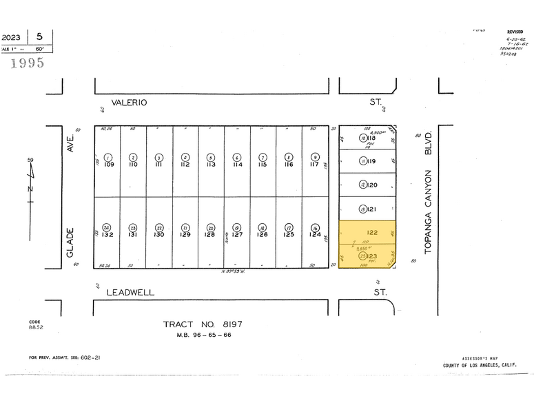 7335 Topanga Canyon Blvd, Canoga Park, CA for lease - Plat Map - Image 3 of 3