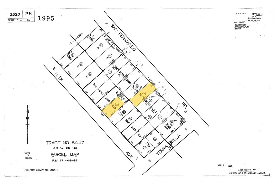 10477 San Fernando Rd, Pacoima, CA for sale - Plat Map - Image 2 of 6