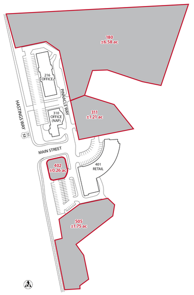 120-505 Pinnacle, Eau Claire, WI à louer - Plan de site - Image 2 de 3