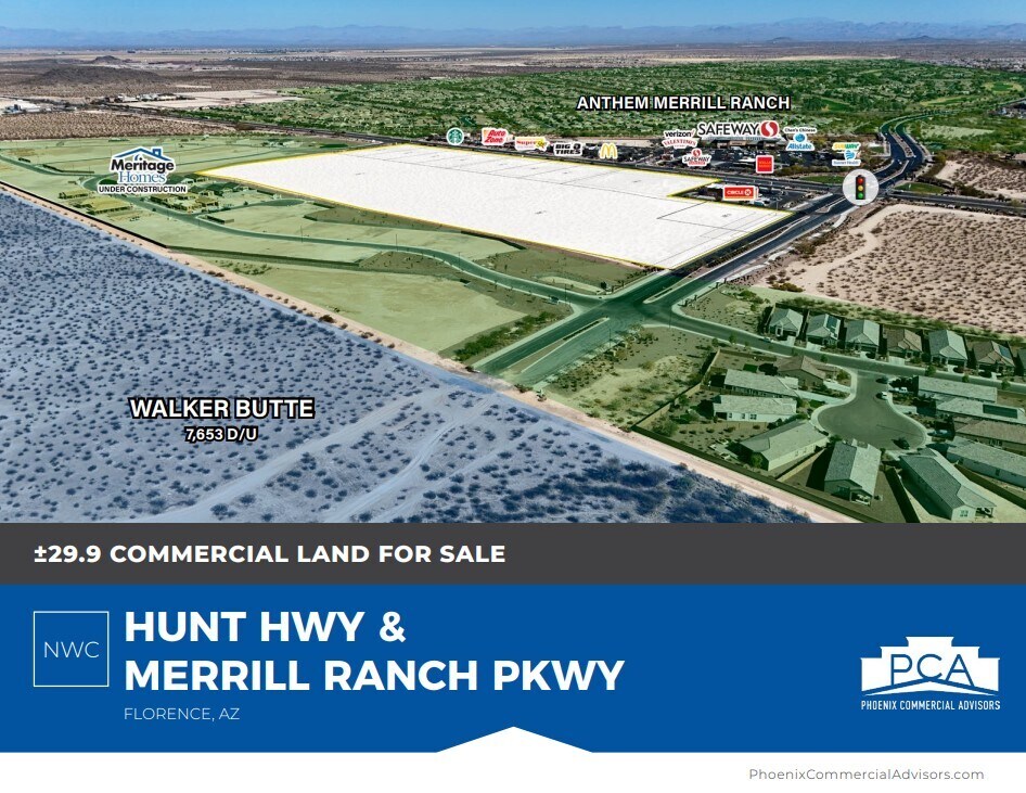 NWC Hunt Highway & Merrill Ranch Parkway, Florence, AZ à vendre Photo principale- Image 1 de 2