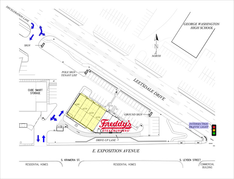 6200 Leetsdale Dr, Denver, CO à louer - Plan de site - Image 3 de 39