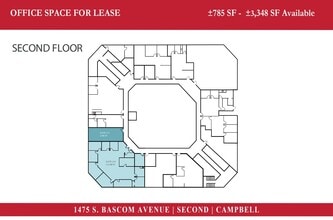 1475 S Bascom Ave, Campbell, CA for lease Floor Plan- Image 1 of 1