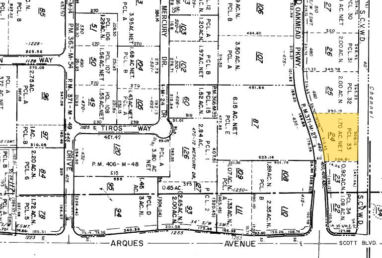 440-456 Oakmead Pky, Sunnyvale, CA à louer - Plan cadastral - Image 2 de 3