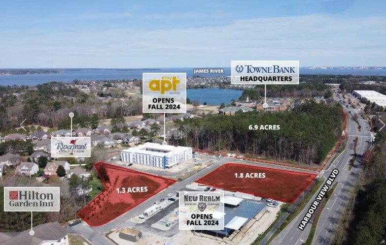 Harbour View Boulevard at Harbour Pointe Dr, Suffolk, VA à vendre - Photo du bâtiment - Image 2 de 7