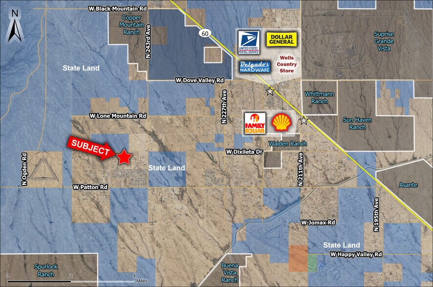 29715 N 251st Ave, Wittmann, AZ for sale - Aerial - Image 3 of 6