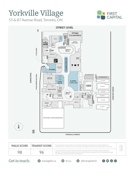 55 Avenue Rd, Toronto, ON for lease - Site Plan - Image 3 of 15